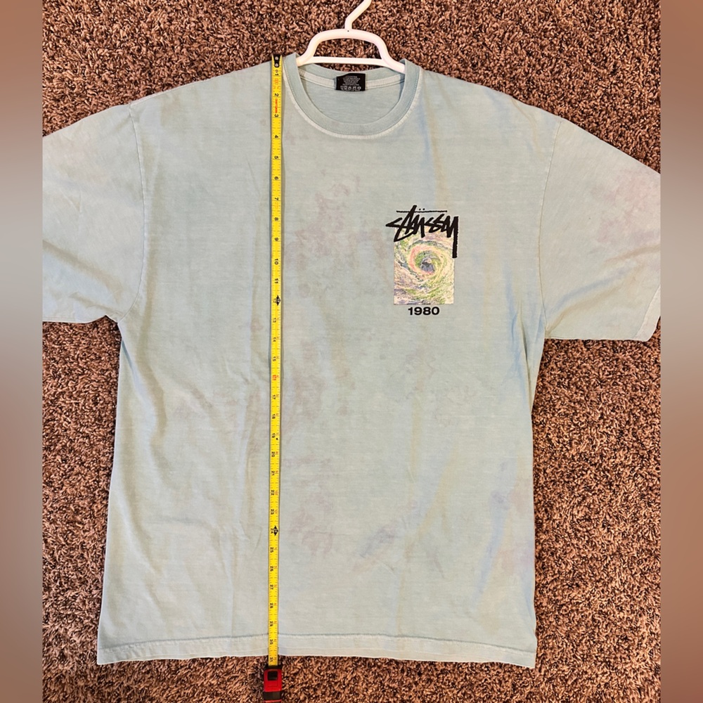 Stussy XL graphic Aqua Tee